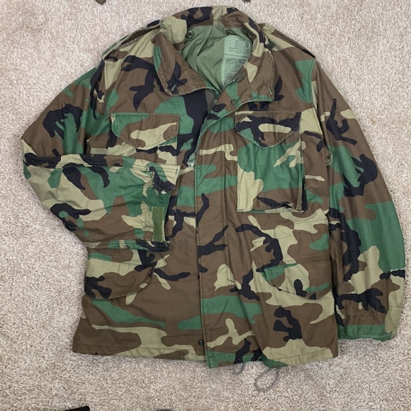 1990s Tricolor Cold Weather Military Jacket - Picture 10 of 10
